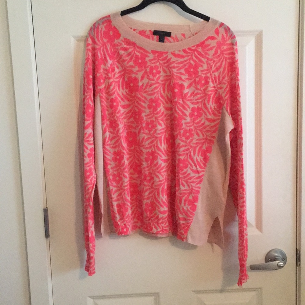Jcrew linen sweater
